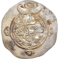 Monnaie, Royaume Sassanide, Chosroès II, Drachme, ZR (Zarang), TTB, Argent - Orientales