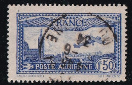France Poste Aérienne N°6b - Outremer Vif - Oblitéré - TB - 1927-1959 Used