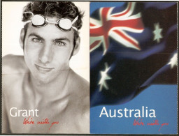 AUSTRALIA - WE'RE WITH YOU - SYDNEY 2000 OLYMPIC GAMES - SWIMMING - BOOKLET OF 4 POSTCARDS - M - Schwimmen
