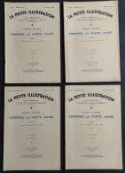 La Petite Illustration N.779-780-782-781 - 1936 - Derriere La Porte Jaune - Williams -4 Num.                             - Cinema & Music