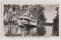 Australia VICTORIA Murray Valley Paddle Boat COONAWARRA MILDURA Postcard 1 Rose P2162 C1950s - Mildura