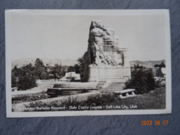 MORMON BATTALION MONUMENT STATE CAPITOL GROUNDS - Salt Lake City