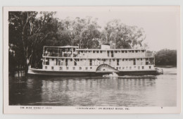 Australia VICTORIA Murray Valley Paddle Boat COONAWARRA MILDURA Postcard 3 Rose P10310 C1950s - Mildura