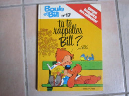 BOULE ET BILL TOME 17 TU TE RAPPELLES, BILL ?    ROBA - Boule Et Bill