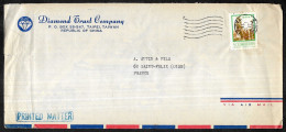 1978 Lettre Republic Of CHINA TAIWAN (Formose) En-tête DIAMOND TRUST COMPANY Taipei To France POSTE AERIENNE - Poste Aérienne