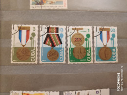 1977 Cuba Medals (F10) - Gebraucht