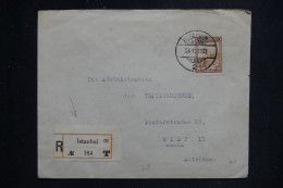 TURQUIE - Enveloppe Commerciale En Recommandé De Istanbul Pour Wien En 1932 - L 144075 - Briefe U. Dokumente