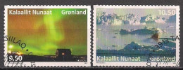 DK - Grönland / Greenland  (2012)  Mi.Nr.  615 + 616  Gest. / Used  (1cg11)  MH / From Booklet  EUROPA - 2012