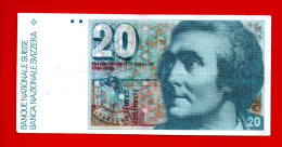 SUISSE . BILLET . BANQUE NATIONALE SUISSE 20 FRANCS . HORACE-BÉNÉDICT DE SAUSSURE - Réf. N°12809 - - Switzerland