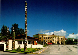 Canada British Columbia Prince Rupert Museum Of The North And Court House Indian Totem Poles - Prince Rupert