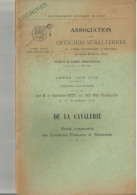 DE LA CAVALERIE : ETUDE COMPARATIVE DES CAVALERIE FRANCAISE ET ALLEMANDE - Other & Unclassified