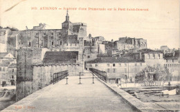 FRANCE - 84 - Avignon - Souvenir D'une Promenade Sur Le Pont Saint-Benezet - Carte Postale Ancienne - Avignon (Palais & Pont)