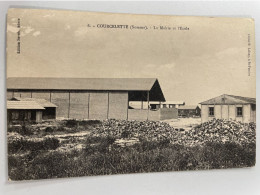 CPA - 80 - COURCELETTE - La Mairie Et L'Ecole - Beauquesne