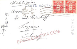 Aa6940 - JAPAN - Postal History -  POSTCARD To SWITZERLAND - Briefe U. Dokumente