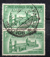 MONK496 - R.S.I. 1944 , Espresso Sassone N. 23 Usato : Coppia . Duomo - Express Mail