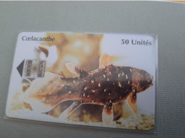 COMOROS CHIPCARD / COELACANTHE/ FISH COMODORES  50 UNITS     ** 13628** - Comoren