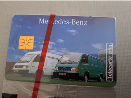 FRANCE/FRANKRIJK   CHIPCARD / PRIVE/ TELECARTE CINQ/ MERCEDES  /CAR/   MINT IN WRAPPER     WITH CHIP     ** 13635** - Mobicartes (GSM/SIM)