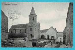 * Emptinne - Hamois (Namur - La Wallonie) * (NL - Edit N. Laflotte) L'église, Kerk, Vache, Koe, Cow, Animée, Unique, TOP - Hamois