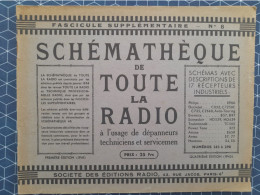 Schémathéque N° 8 De Toute La Radio Dépannage Technique Schéma - Audio-Visual