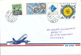 Slovakia Nice Cover Sent Air Mail To Denmark 17-5-1990 - Covers & Documents