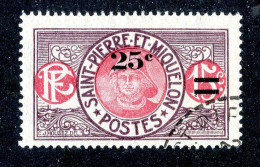 1022 Wx St Pierre 1924 Scott 121 Used (Lower Bids 20% Off) - Usados