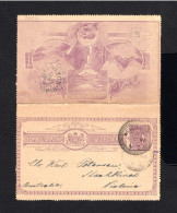 15686-NEW ZEALAND-.OLD LETTER CARD WELLINGTON To VICTORIA 1896.carte Lettre - Cartas & Documentos