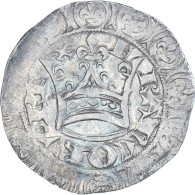 Monnaie, France, Jean II Le Bon, Gros Blanc à La Couronne, 1356-1364, TTB - 1350-1364 Giovanni II Il Buono