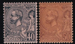 Monaco N°17/18 - Neuf * Avec Charnière - TB - Unused Stamps