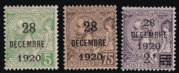 Monaco N°48/50 - Neuf * Avec Charnière - TB - Unused Stamps