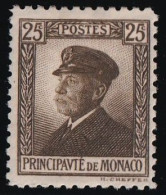 Monaco N°54a - Brun Olive - Neuf * Avec Charnière - TB - Ungebraucht