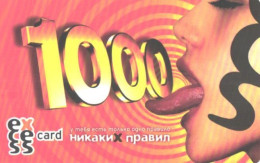 Kazakhstan:Kazakstan:Used Phonecard, Excesscard, 1000, Lady - Kazakhstan