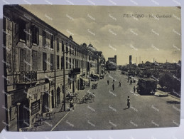Italia Roma FIUMICINO Via Garibaldi 1953. FG - Fiumicino