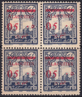 Alaouites 1928 Sc 46 Yt 41 Block MNH** Large Crease - Lettres & Documents