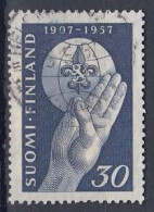 FINLAND 473,used,falc Hinged,scouting - Usati