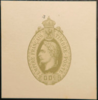 LP3137/878 - 1866 - EMPIRE - ESSAI EPREUVE - PROJET RENARD - NON EMIS NEUF SANS GOMME - Proefdrukken, , Niet-uitgegeven, Experimentele Vignetten