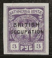 Russie 1919 N° Y&T : Batoum 12 * - 1919-20 Occupation: Great Britain