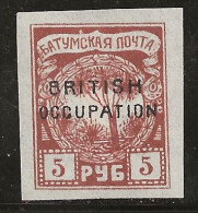 Russie 1919 N° Y&T : Batoum 13 * - 1919-20 Occupation: Great Britain