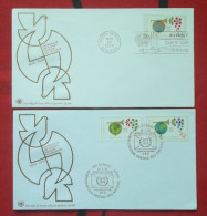 United Nations  FDC,1974 Universal Postal Union，2 Covers - FDC