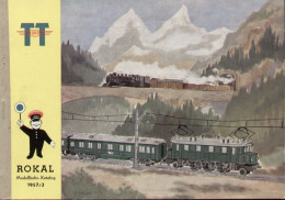 Catalogue ROKAL 1957/3 Modellbahn Katalog TT 1:120 12 Mm. - Deutsch