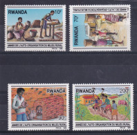 Rep Rwanda YT** 1352-1355 - Unused Stamps