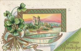 Greetings On St. Patrick's Day  Ross Castle, Killarney  .  .  .  . - Saint-Patrick