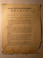 DECRET CONVENTION NATIONALE Du 19 SEPTEMBRE 1793 - ALLIANCE ENTRE DEUX JUGES APRES LEUR ELECTION EXCLUSION DU PREMIER- - Wetten & Decreten