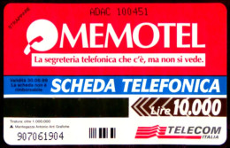 G 614 B C&C AD2 SCHEDA TELEFONICA NUOVA MAGNETIZZATA MEMOTEL ADAC CON CODICI - [3] Erreurs & Variétées