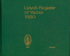 Lloyd's Register Of Yachts 1980 De Collectif (1980) - Schiffe