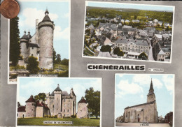 23 -  Carte Postale Semi Moderne De  CHENERAILLES   Multi Vues - Chenerailles