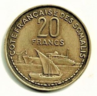 COTE FRANCAISE DES SOMALIS/ 20 FRANCS / 1952 / ETAT TTB + - Djibouti (Afars Et Issas)