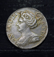 1711 Great Britain - Queen Anne, 6 Pence, High Grade, Post Union Reverse,  Free Shipping - Otros & Sin Clasificación