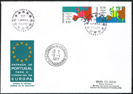 EUROPA FDC SERVICE . TIRAGE LIMITE Nr:. DU CONSEIL DE L'EUROPE STRASBOURG .LISBONNE.28.1.1977. PORTUGAL. - Covers & Documents