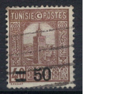 TUNISIE       N°  YVERT  160 ( 35 ) OBLITERE    ( OB 11/ 13 ) - Postage Due