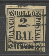 Faux - Italie - Italy - Italien Anciens Etats - Romagne 1859 Y&T N°AER3 - Michel N°3 (o) - 2b Chiffre - Romagne